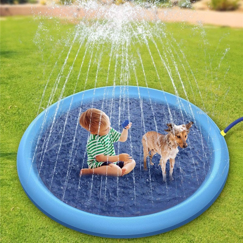 Non-Slip Splash Pad For Kids And Pet Dog Pool
